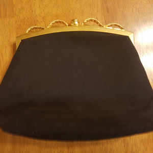 Black and gold Naturalizer evening bag